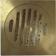 Copper clean floor drain